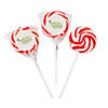 1 3/4" Red & White Swirl Cherry Lollipops - 24 Pc. Image 3