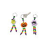 1 3/4&quot; x 4 3/4&quot; Bulk Halloween Beaded Keychain Craft Kit - Makes 50 Image 1