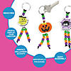 1 3/4&quot; x 4 3/4&quot; Bulk Halloween Beaded Keychain Craft Kit - Makes 50 Image 2