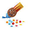 1 3/4&quot; x 6 1/4&quot; Carnival Cannon Confetti Popper Craft Tube Craft Kit - Makes 12 Image 1