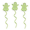 1 3/4 x 8" Bulk Glow-in-the-Dark Sticky Ghosts on String - 72 Pc. Image 1