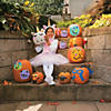 1" - 4 1/2" Bulk 48 Pc. Silly Pumpkin Faces Foam Decorating Kit Image 2