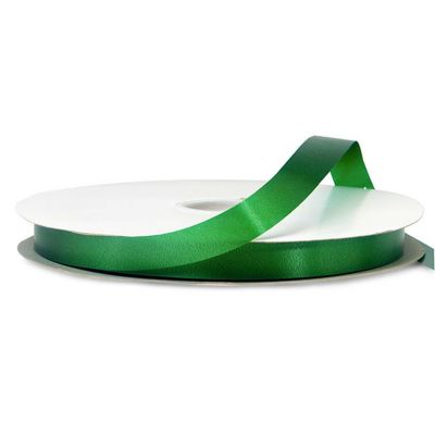 1/4" x 100 Yards Emerald Polyester Satin Gift Ribbon 20 Rolls Pack Image 1