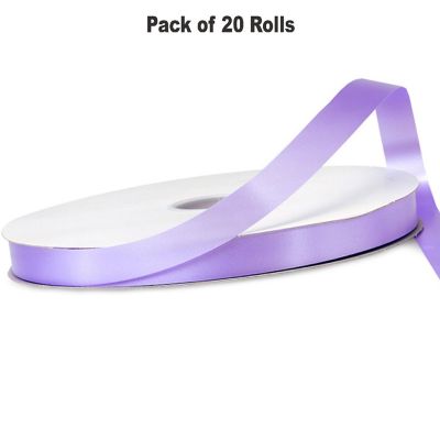 1/4"x100 yard Lavender Polyester Satin Gift Ribbon Image 1