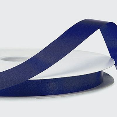 1/4"x100 yard Navy Blue Polyester Satin Gift Ribbon Image 2