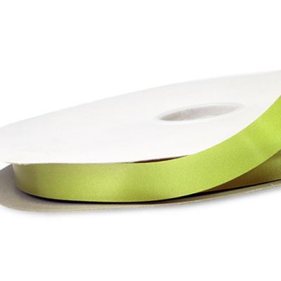 1/4"x100 yard Olive Polyester Satin Gift Ribbon Image 3