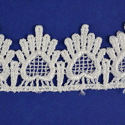 1.5" x 30 Yards  White Venice Lace Trims Image 1