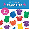 1" 6-Color Farm Animal-Shaped Novelty Crayons - 24 Pc. Image 2