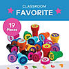 1" Bright Color Math Numbers & Symbols Plastic Stampers &#8211; 19 Pc. Image 2