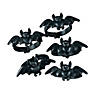 1" Bulk 144 Pc. Classic Halloween Black Bat Plastic Rings Image 1