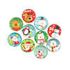 1" Bulk 144 Pc. Mini Christmas Character Rubber Bouncy Ball Assortment Image 1