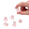 1&quot; Bulk 24 Pc. Mini Glow-in-the-Dark Resin Pigs Assortment Image 1