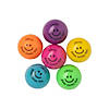 1" Bulk 48 Pc. Mini Smile Jesus Loves You Rubber Bouncy Balls Image 1