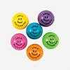 1" Bulk 48 Pc. Mini Smile Jesus Loves You Rubber Bouncy Balls Image 2