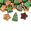 1 lb. Christmas Tree & Star-Shaped Chocolate Candy - 57 Pc. Image 1