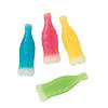 1 lb. Classic Wax Bottles Green, Yellow, Red & Blue Liquid Candy - 50 Pc. Image 1