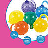 1" Mini Orange, Yellow, Green, Blue & Purple Rubber Water Ball YoYos - 24 Pc. Image 1