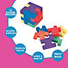 1" Mini Six-Sided Cube Puzzle Rubber Erasers - 12 Pc. Image 2