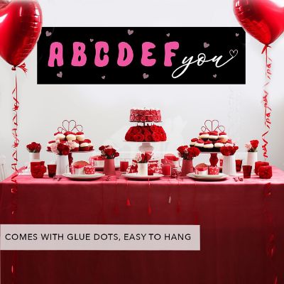 1 PC Galentine ABCDEF You Banner Image 1