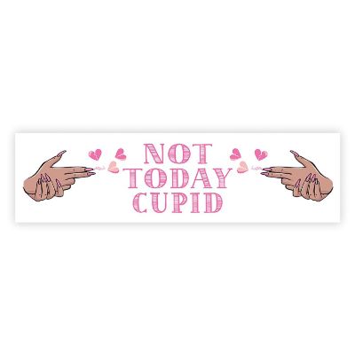 1 PC Galentine Not Today Cupid Banner Image 3