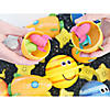 1" x 1 1/2" Rocket Ship Solid Color Rubber Pencil Top Erasers - 12 Pc. Image 1