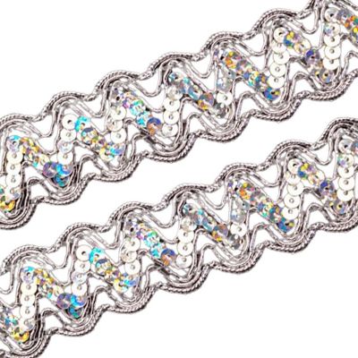 1" x 10 Yard Sequin Trim Pack of 5 Image 2