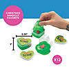 1" x 2 1/4" Heart-Shaped Containers of Dr. Seuss&#8482; The Grinch Slime - 12 Pc. Image 4