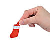 1" x 2 1/4" Mini Christmas Red & White Cotton Stockings - 24 Pc. Image 1