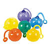 1" x 3" Bulk 72 Pc. Mini Squishy Spiked Water Ball Yo Yo Toys Image 1