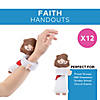 10 1/2&quot; Hugging Stuffed Jesus Slap Bracelets - 12 Pc. Image 2