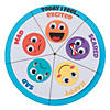 10 1/4" Color Your Own How I Feel Wheel Educational Craft Kit - 12 Pc. Image 1