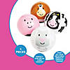 10" - 11" Inflatable Farm Animal Character Vinyl Ball Toys - 4 Pc. Image 1