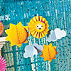 10" - 13" You Are My Sunshine Tissue Balls and Clouds - 6 Pc. Image 2