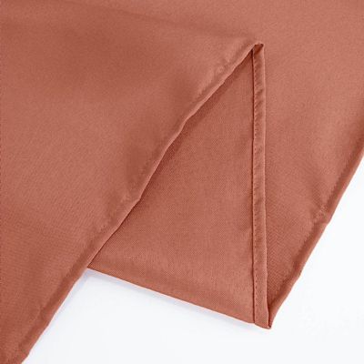10 132" Round Premium Polyester Tablecloths Wedding Party Table Linens  Image 1