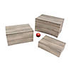 10" &amp;#8211; 14" Shiplap Cardboard Buffet Riser Crate Set &amp;#8211; 3 Pc. Image 1