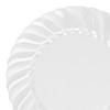 10.25" Clear Flair Plastic Dinner Plates (54 Plates) Image 1