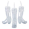 10 3/4" 30 oz. Cowboy Boot Reusable Plastic Cups with Lids & Straws - 6 Pc. Image 1