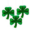 10 3/4" St. Patrick&amp;#8217;s Day Hanging Clover Decorations - 3 Pc. Image 1