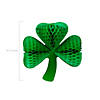 10 3/4" St. Patrick&amp;#8217;s Day Hanging Clover Decorations - 3 Pc. Image 1