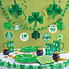10 3/4" St. Patrick&amp;#8217;s Day Hanging Clover Decorations - 3 Pc. Image 2