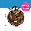 10 3/4" x 12 1/4" Light-Up Talking Rotten Jack-O&#8217;-Lantern Foam Halloween Decoration Image 2