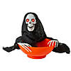 10.5" Animated Grim Reaper Halloween Candy Bowl Image 1