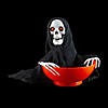 10.5" Animated Grim Reaper Halloween Candy Bowl Image 2