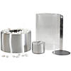 10.5" Bio Ethanol Round Portable Tabletop Fireplace with Silver Base Image 4