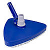 10.5" Triangular Weighted Swimming Pool Vacuum Head with Swivel Cuff Image 1
