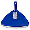 10.5" Triangular Weighted Swimming Pool Vacuum Head with Swivel Cuff Image 2