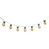 10 B/O LED Warm White Gold Pineapple String Lights - 3' Clear Wire Image 3