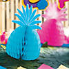 10" Bright Pineapple Honeycomb Tissue Paper Centerpieces - 4 Pc. Image 1