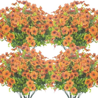 10 Bundles UV Resistant Artificial Flowers Image 1