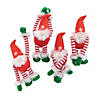 10" Classic Long Arm Red & White Stuffed Christmas Gnomes - 12 Pc. Image 1